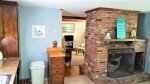 Fireplace in Kitchen